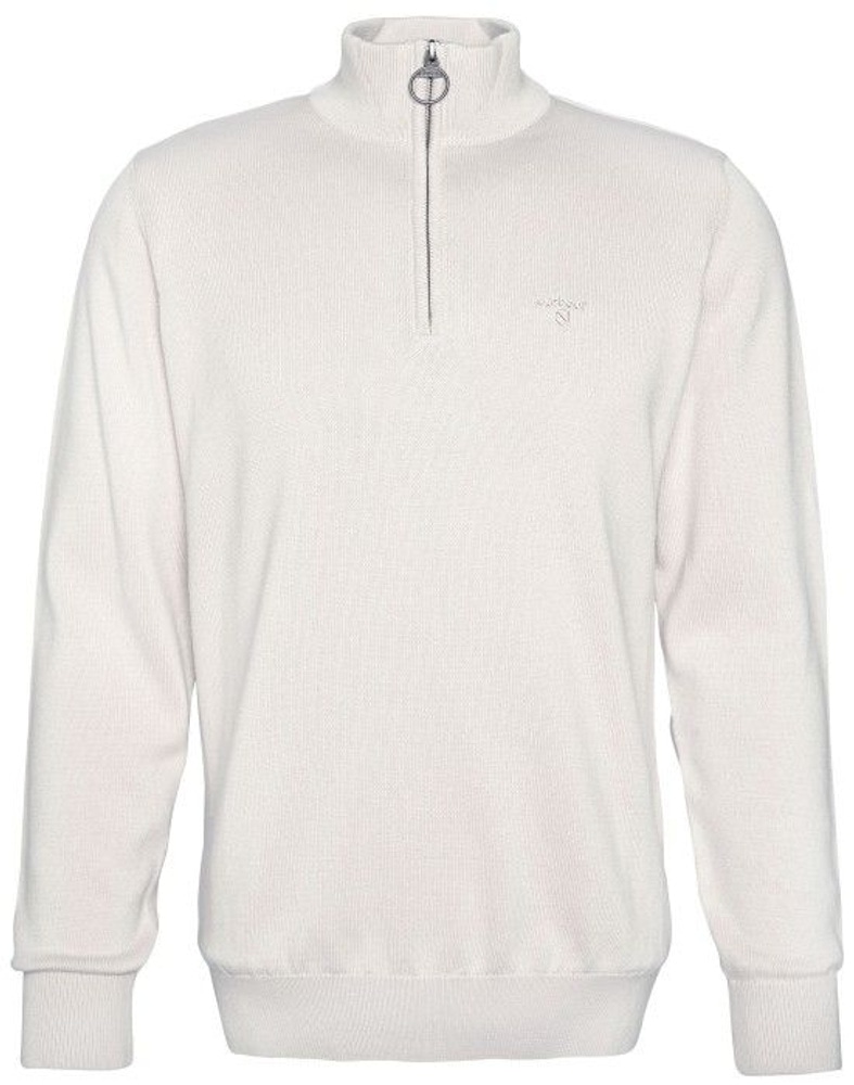 productImage: Cotton Half Zip Knitted Jumper neulepaita, Mist