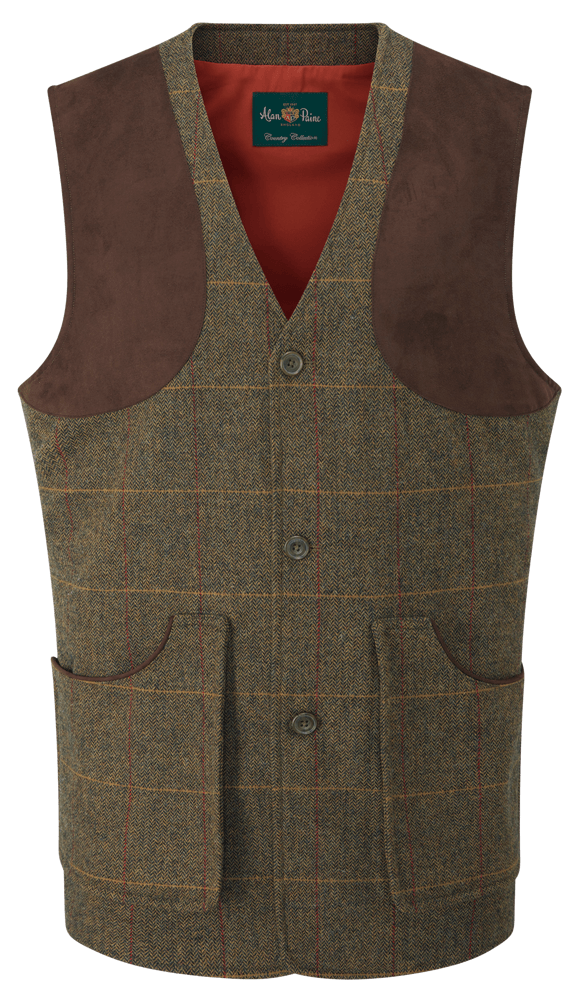 productImage: Combrook Tweed Shooting Waistcoat ampumaliivi, Teak
