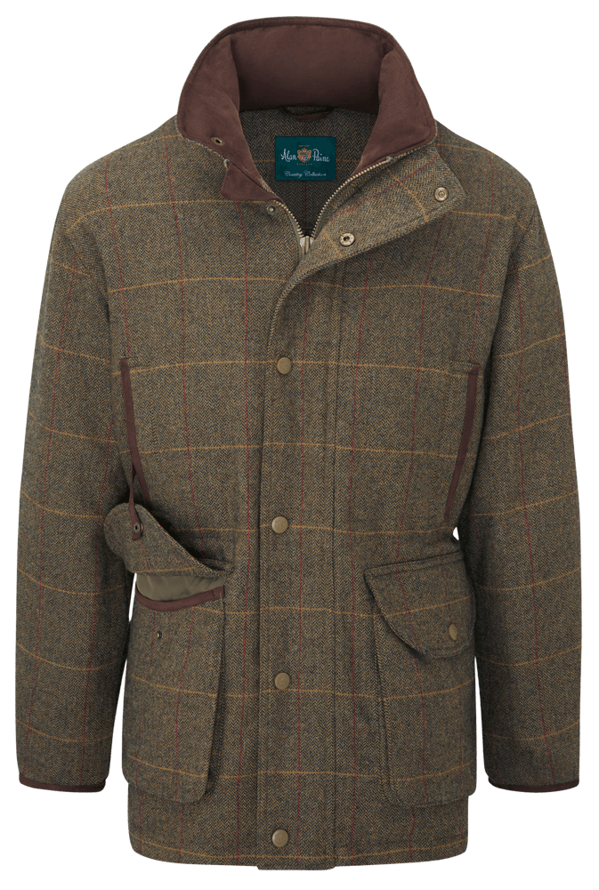 productImage: Combrook Waterproof Tweed Shooting Field Coat takki, Teak