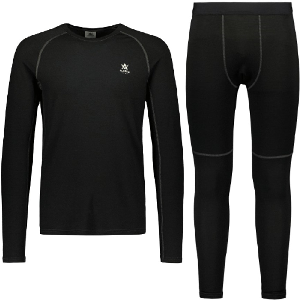 productImage: Superior Merino Base Layer kerrasto, musta