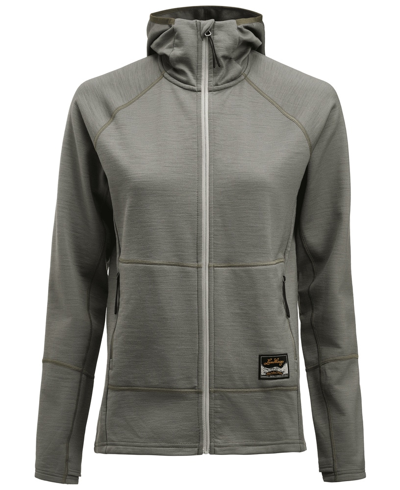 Tived Merino Hoodie W Aloe Green, view: 1