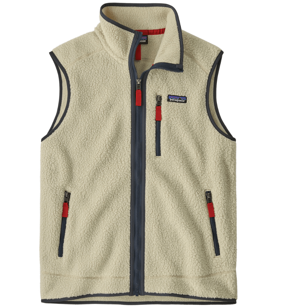 productImage: M's Retro Pile Vest Pelican w/Smolder Blue