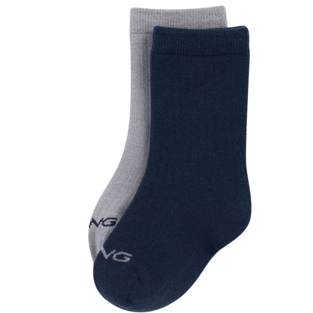 Toasty 2 Pack Wool Socks Kids Navy, view: 1