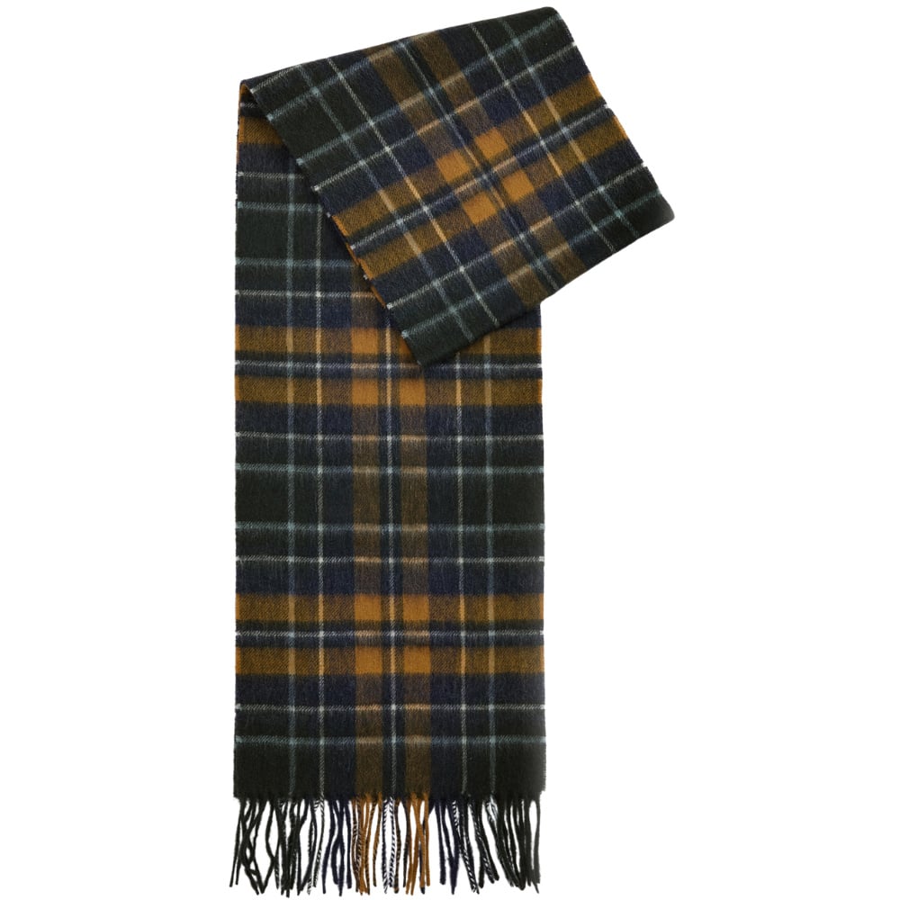 productImage: New Check Tartan Scarf Forest/Bronze Brown