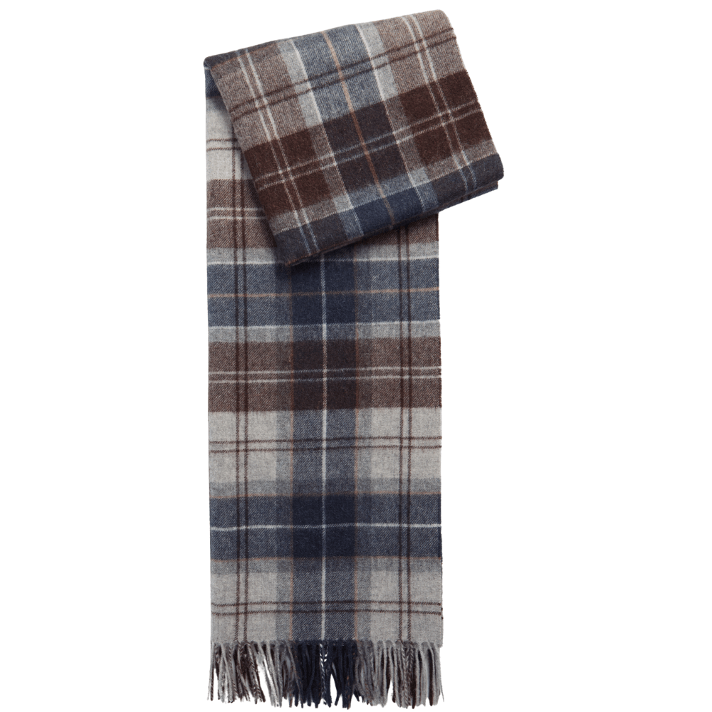 productImage: Brack Patchwork Tartan Scarf Midnight Oak Tartan