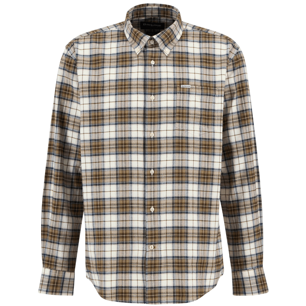 productImage: M's Telfield Regular Checked Shirt Stone