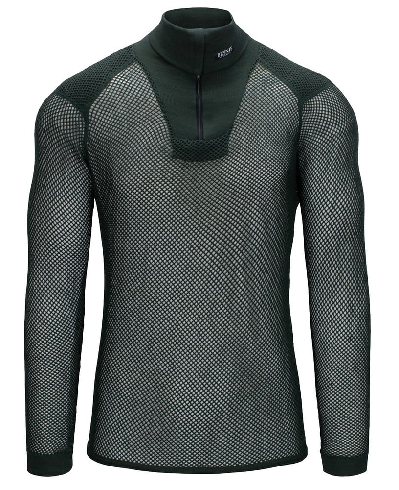productImage: Super Thermo Zip Polo w/inlay Green