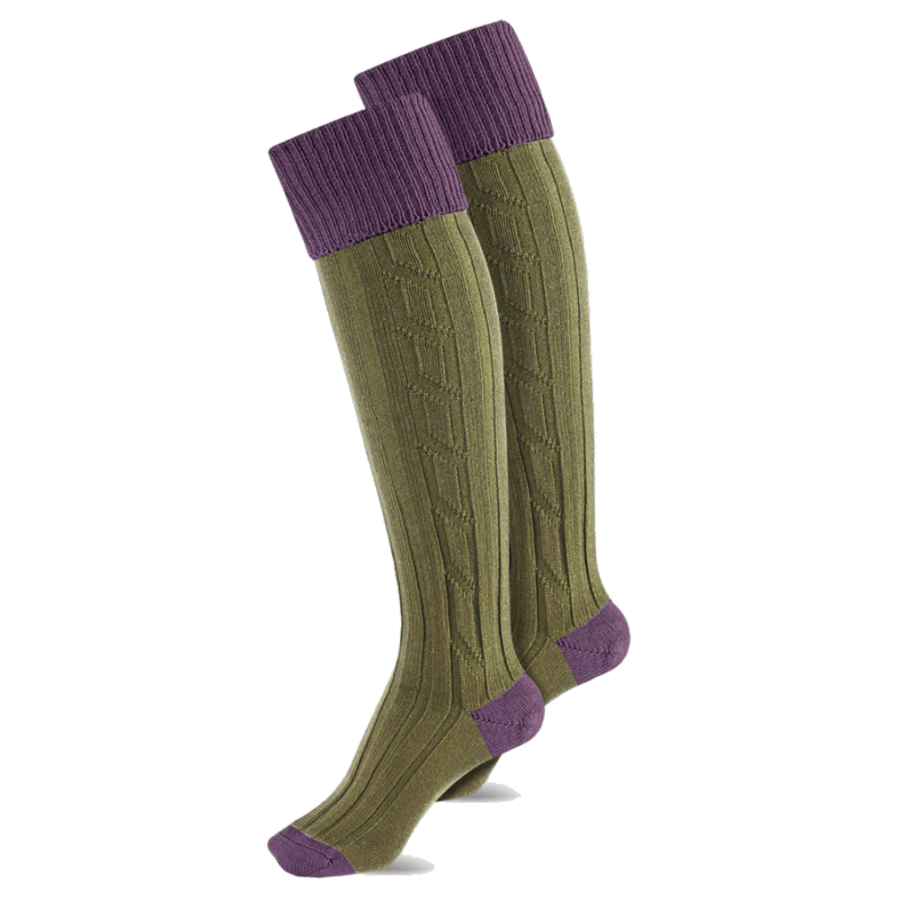 productImage: Alan Paine naisten sukat, Mauve/Meadow