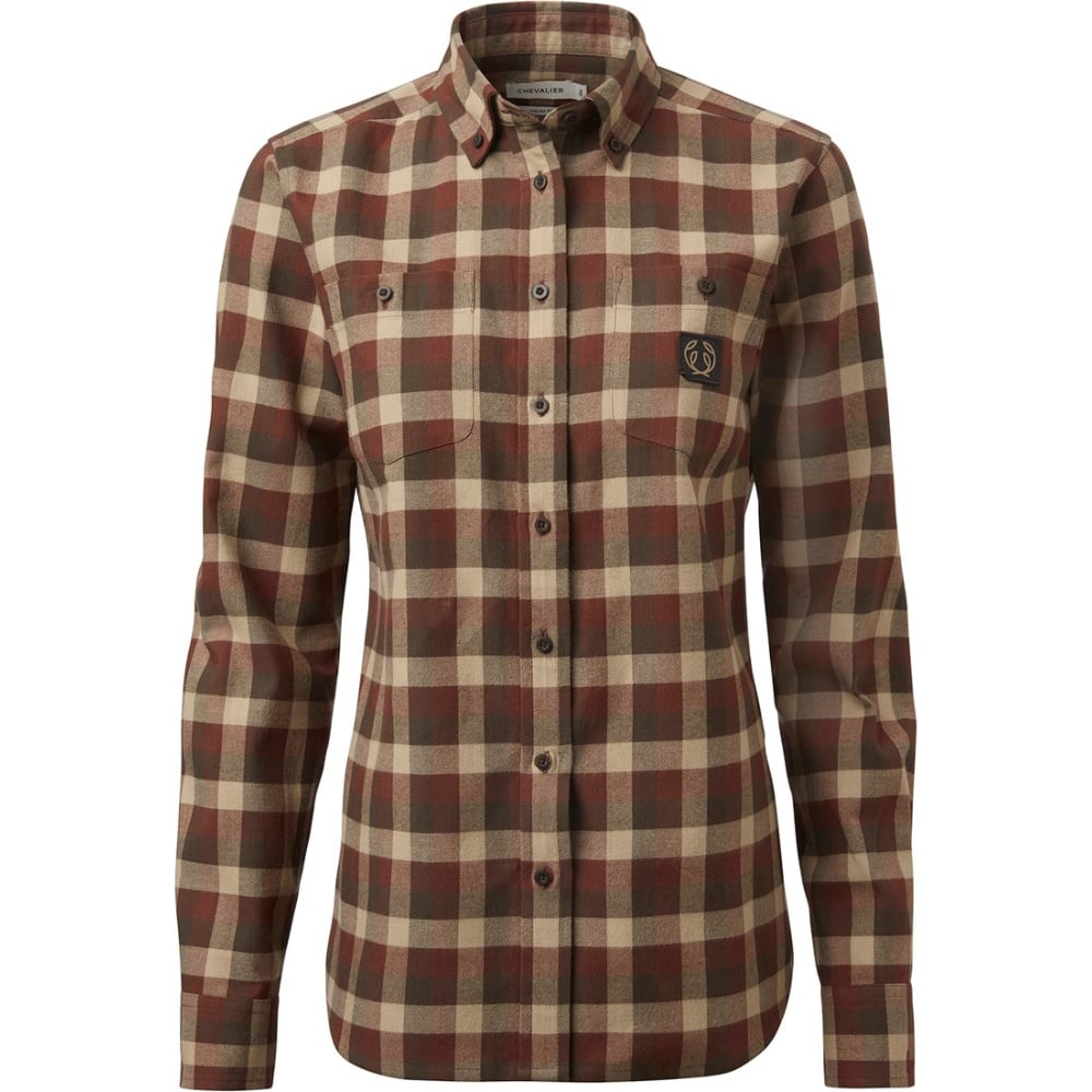 productImage: W's Heron Flannel Shirt Holly Green Checked