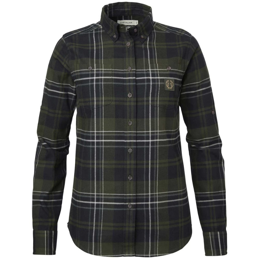 productImage: W's Heron Flannel Shirt October Green Checked