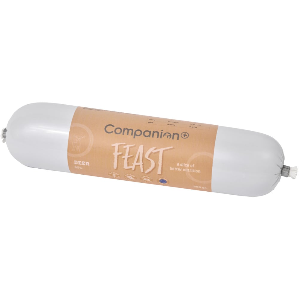 productImage: Companion Feast koiran ruokamakkara, peura 350 g