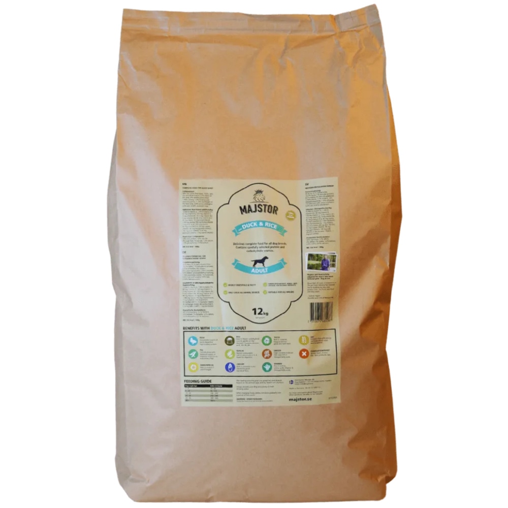 productImage: Majstor Genuin Adult ankka & riisi, 3 kg