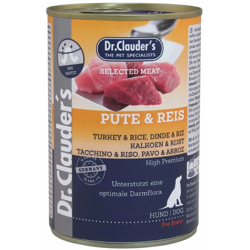 productImage: Prebiotic Turkey & Rice 400 g Dog Wet Food