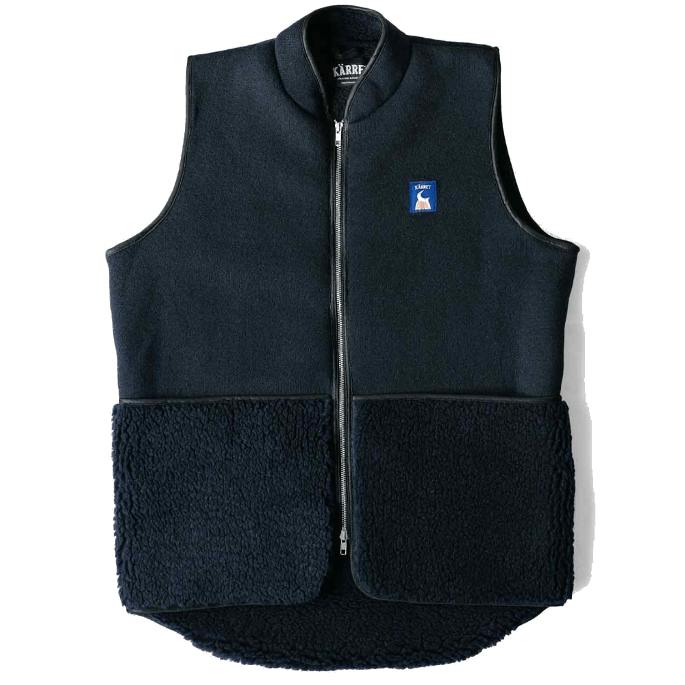productImage: Retro Pile Vest Navy