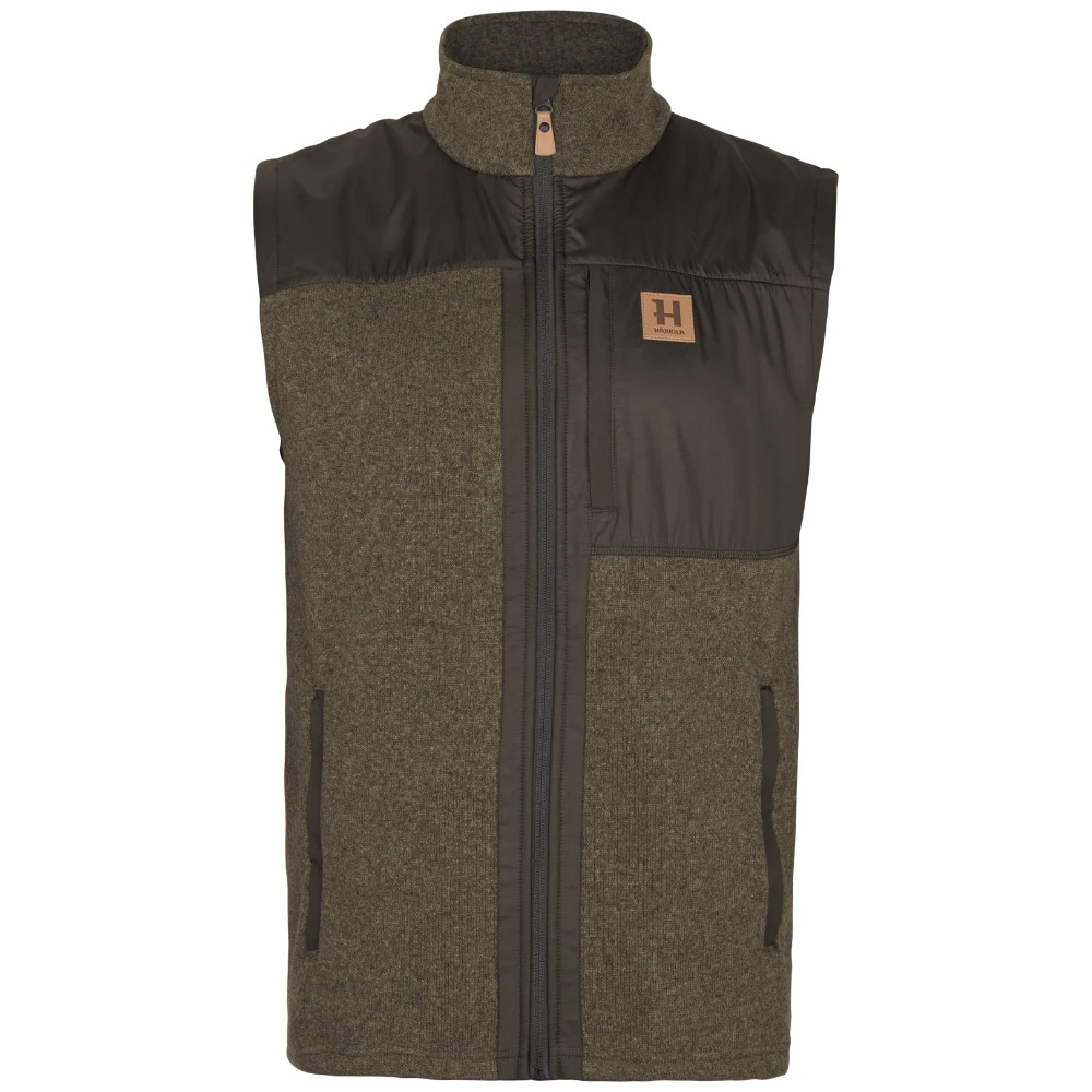 M's Härkila Kalix Fleeceväst Willow Green/Shadow Brown, view: 1