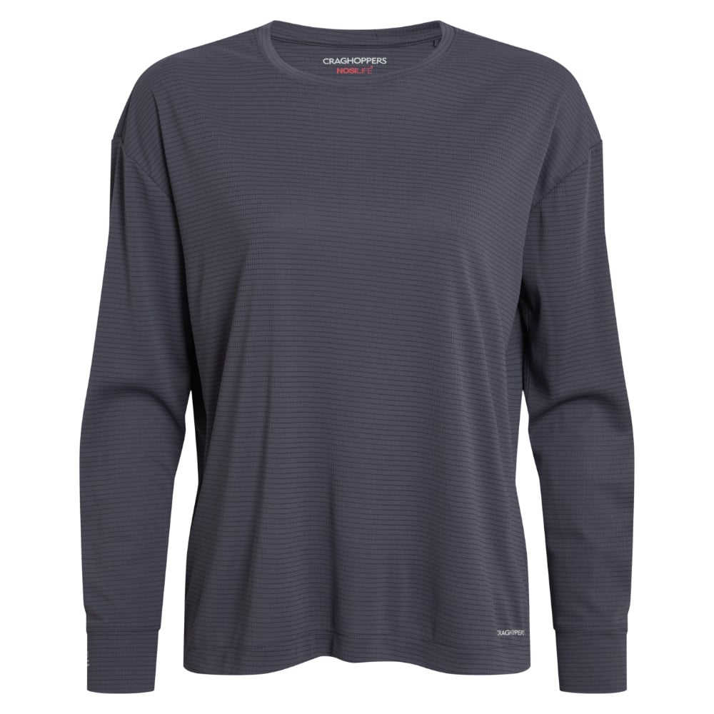 productImage: W's Nosilife Solarshield+ Long Sleeved T-Shirt Anthracite