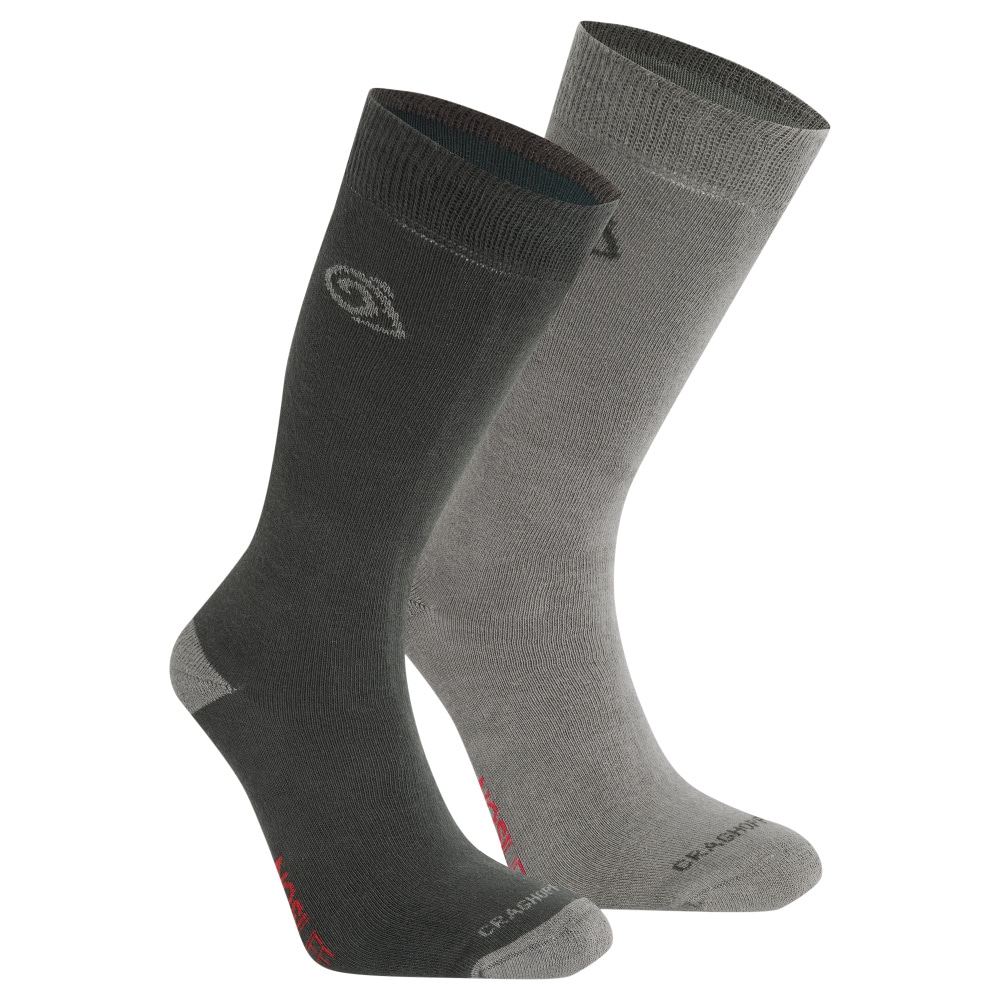 productImage: Nosilife Travel Twin Pack Socks Black Pepper / Mid Grey