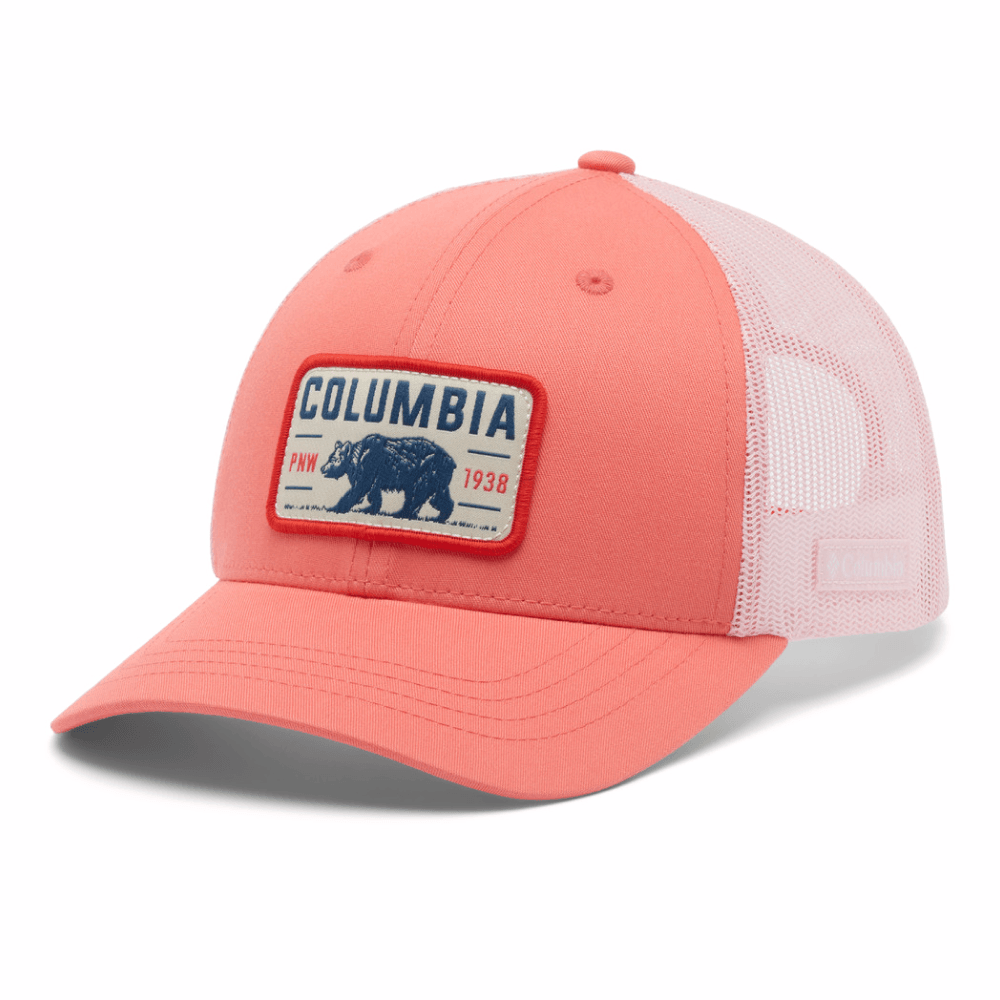 Columbia™ Youth Snap Back Hot Coral, Satin Pink, Bear, view: 1