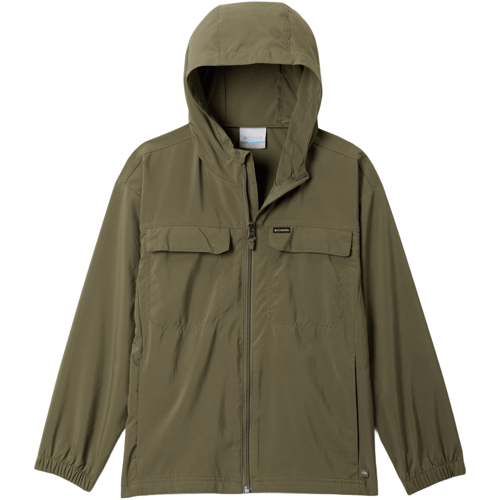 productImage: Skien Valley™ Hooded Long Sleeve Shirt Stone Green