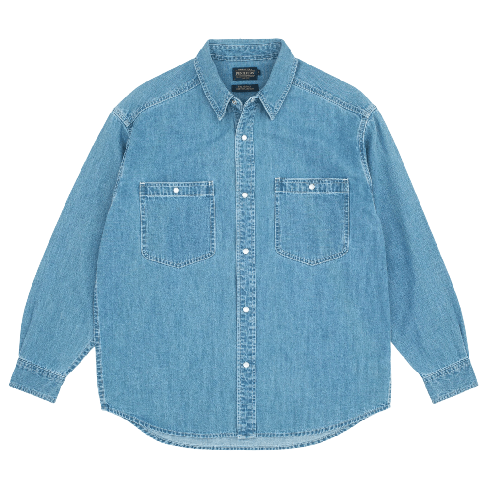 productImage: Western Workshirt - Stone Washed Stone Wash Denim