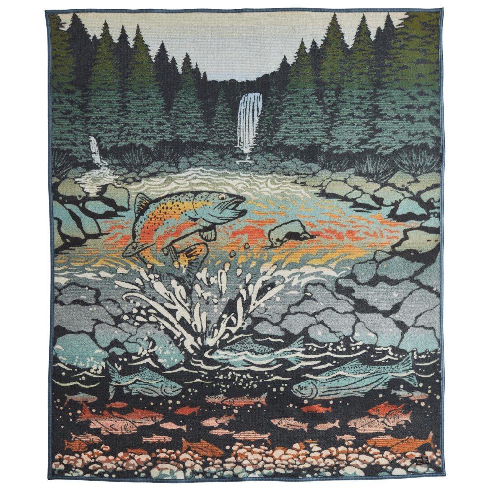 Jacquard Napped Robe Salmon Falls, view: 1