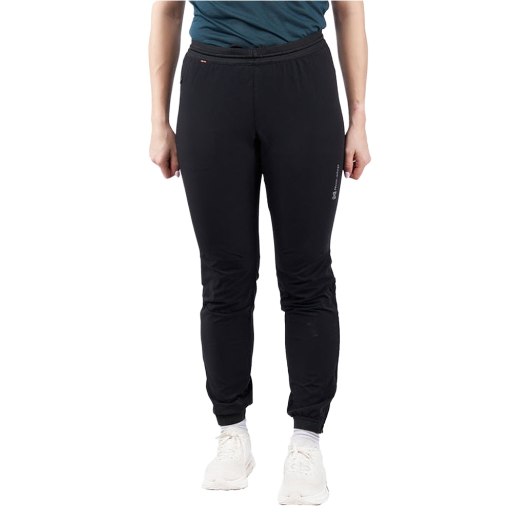 W's Canix Warm-Up Pants Black/Orange, view: 1