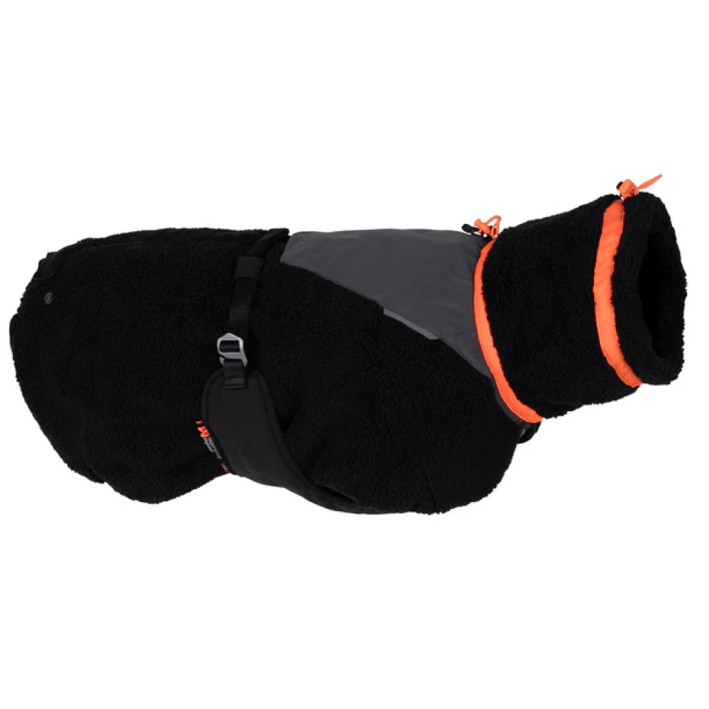 productImage: Trekking Fleece Dog Jacket 40-60 Black/Orange