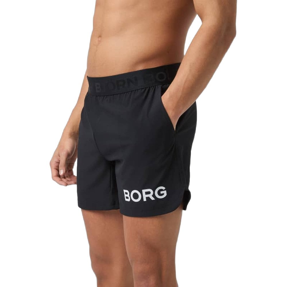 productImage: Borg 6" Shorts Black White Logo