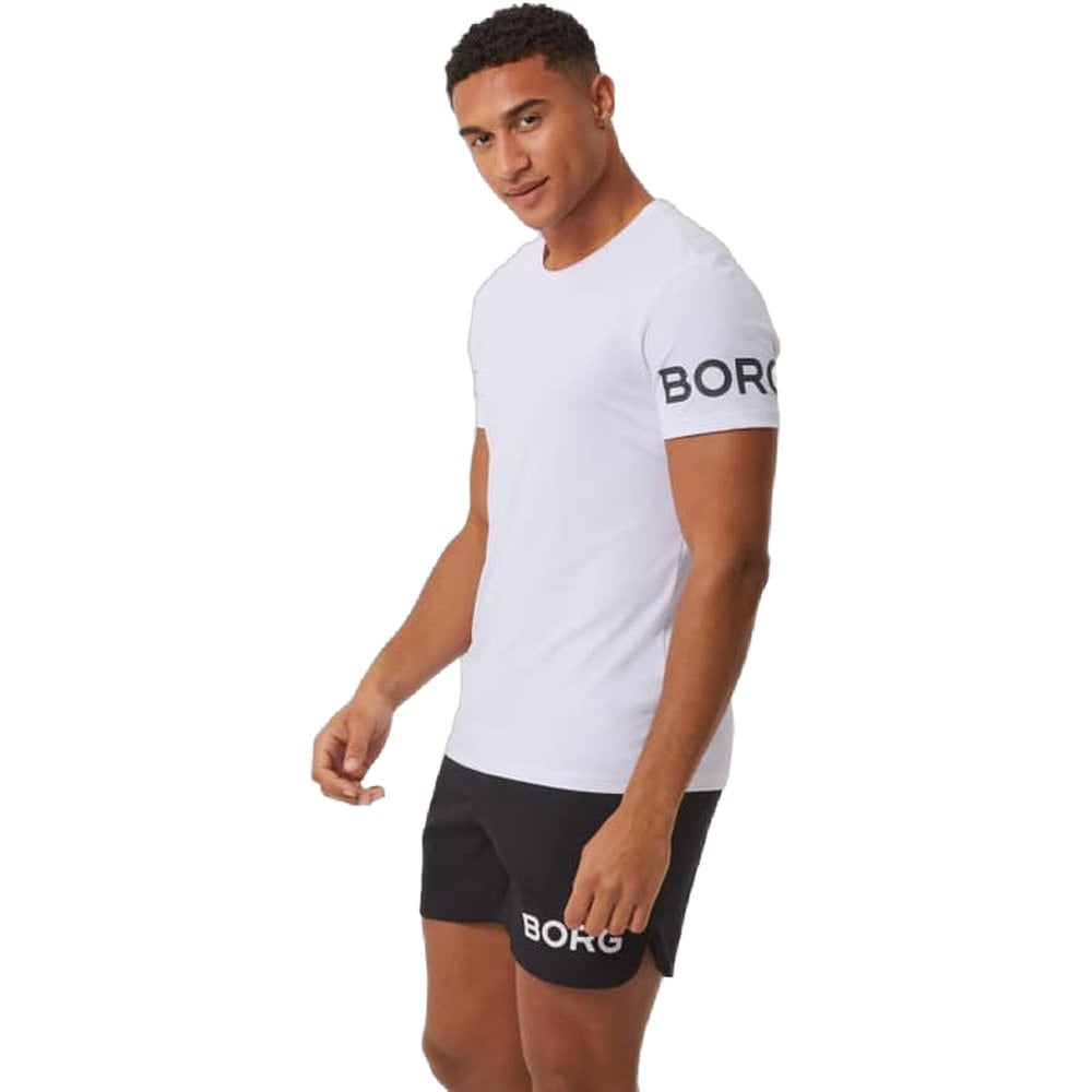 productImage: Borg T-Shirt White Black Logo