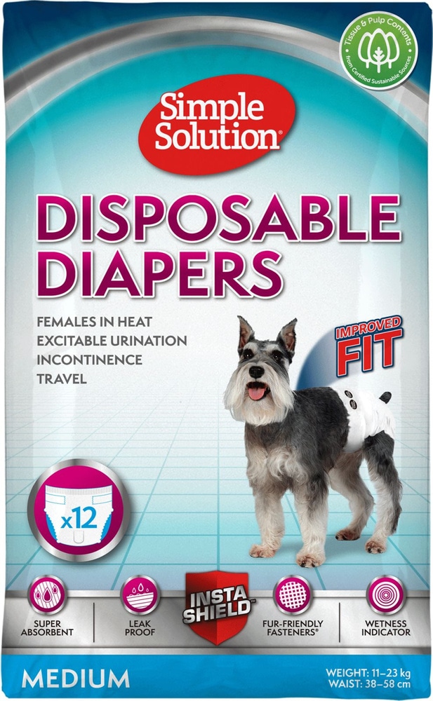 productImage: Disposable Diapers nartun suojat, M, 12 kpl