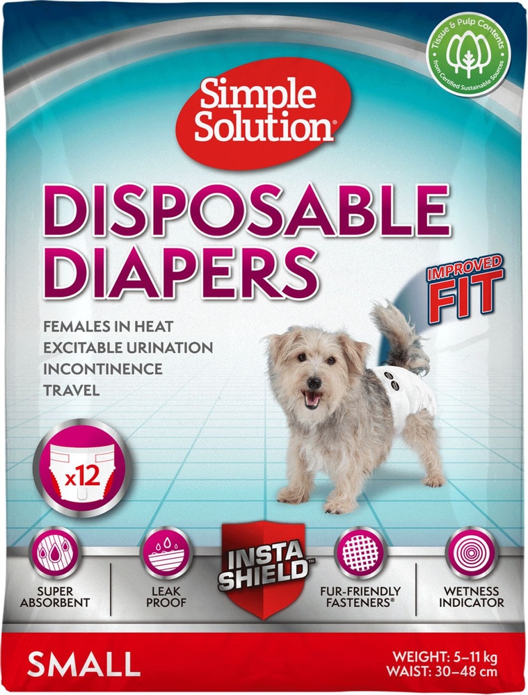 productImage: Disposable Diapers nartun suojat, S, 12 kpl