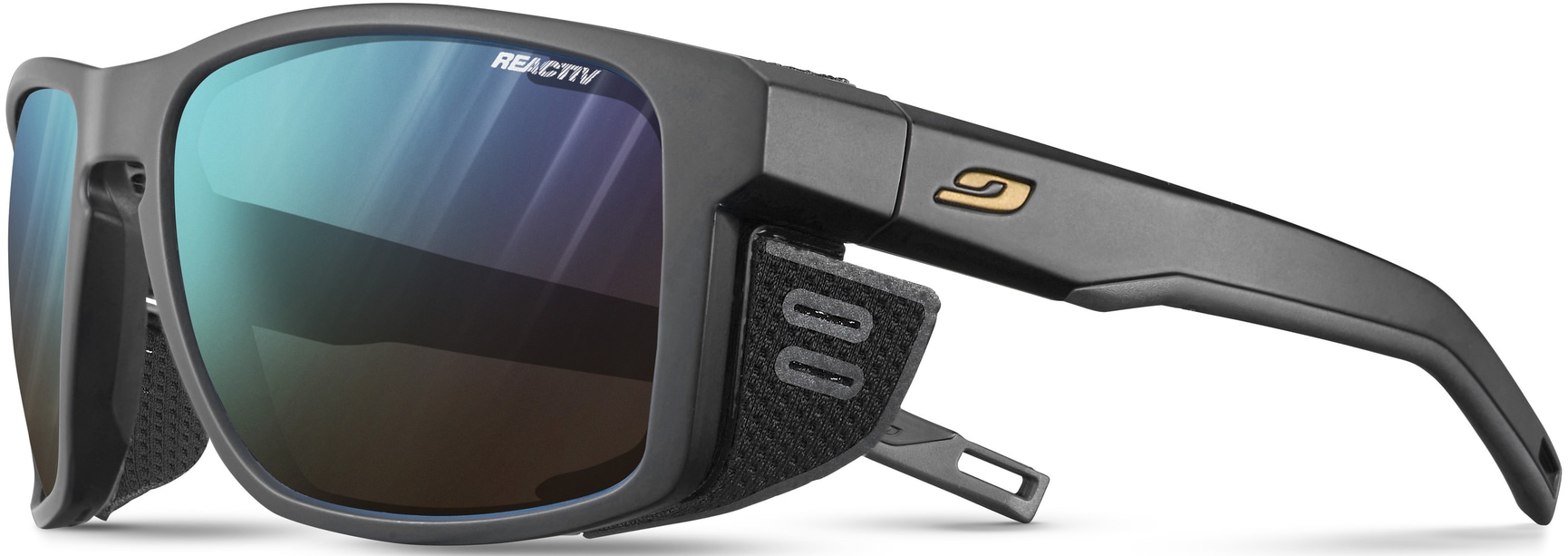 productImage: Shield Reactiv 2-4 aurinkolasit, Matt Black / Black