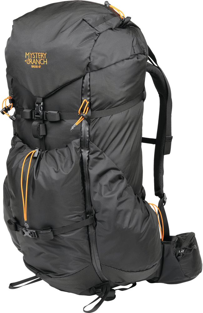 Mens Radix 47 reppu, Black/Hunter, view: 1