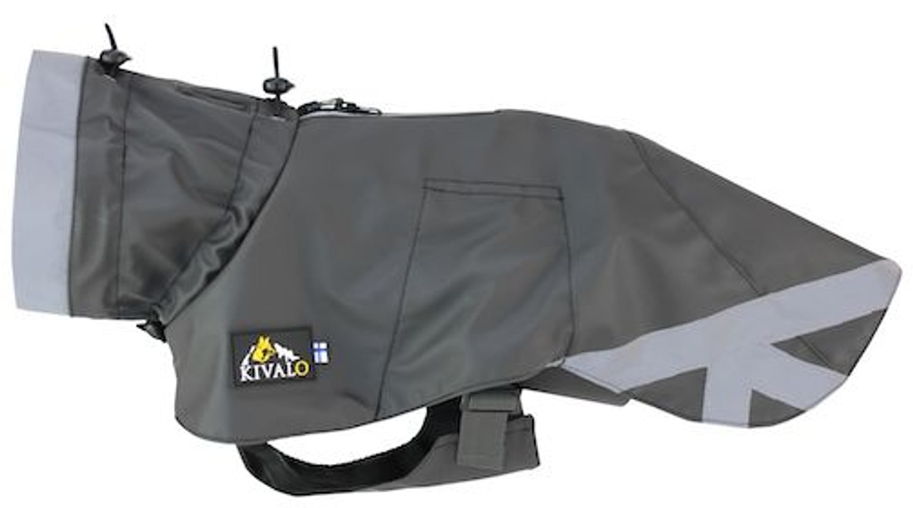 productImage: Niva Dog Raincoat koiran sadetakki, 50cm, harmaa