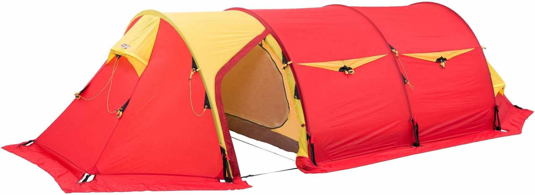 productImage: Spitsbergen X-Trem 3 Camp tunneliteltta, punainen/keltainen