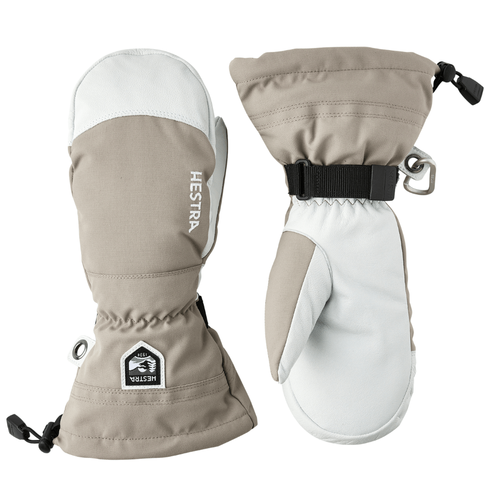 productImage: Army Leather Heli Ski Mitt Khaki