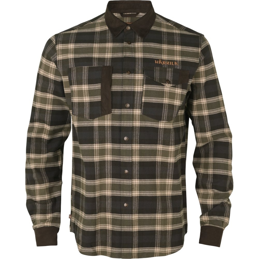 Aivak L/S Skjorta Autumn Orange Check, view: 1