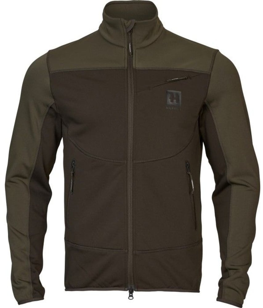 productImage: Olaf Fleece Jacket Shadow Brown/Forest Night