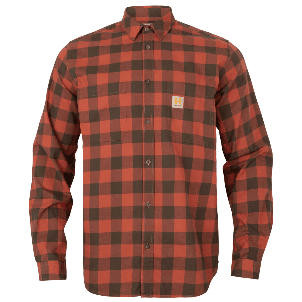 Autumn Orange Check