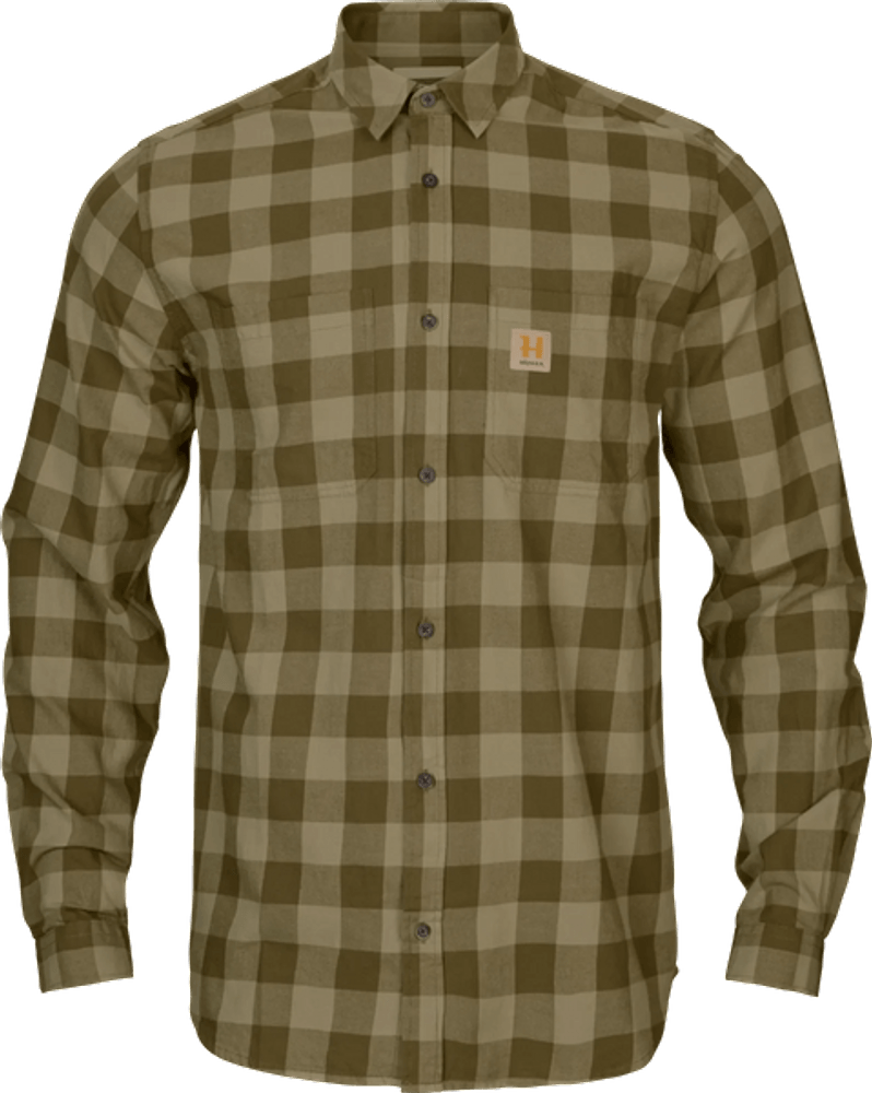 productImage: Scandinavian Långärmad Skjorta Dark Olive Check