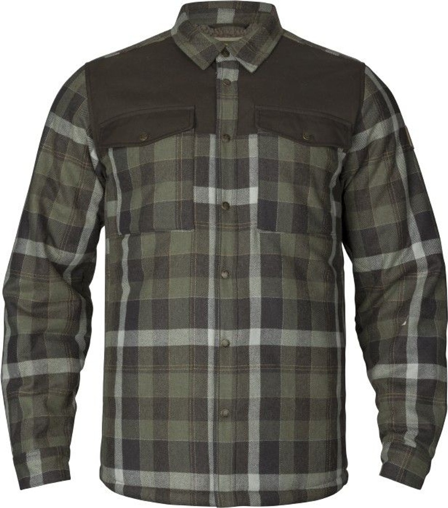 productImage: Asmund Insulated Wool Shirt paita, Willow Green/Phantom