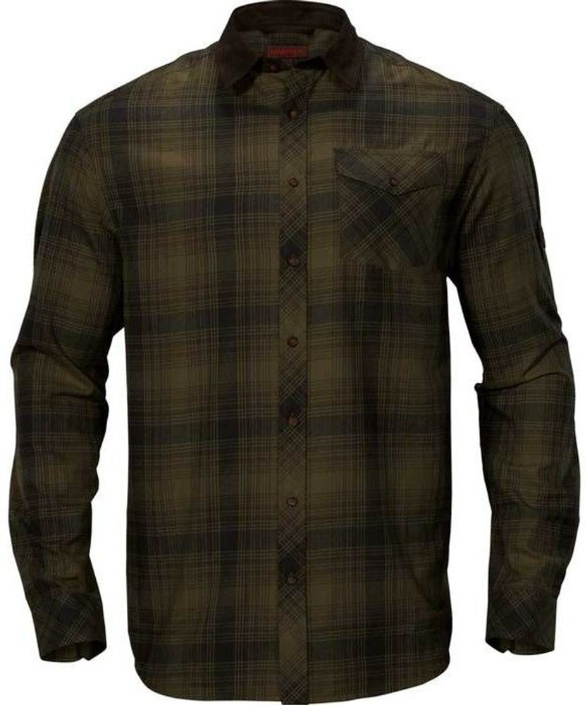 productImage: Driven Hunt -flanellipaita, Olive Green Check