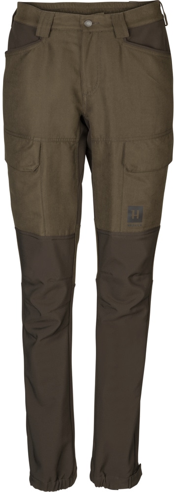Scandinavian Trousers Women Willow naisten metsästyshousut, ruskea/vihreä, view: 1