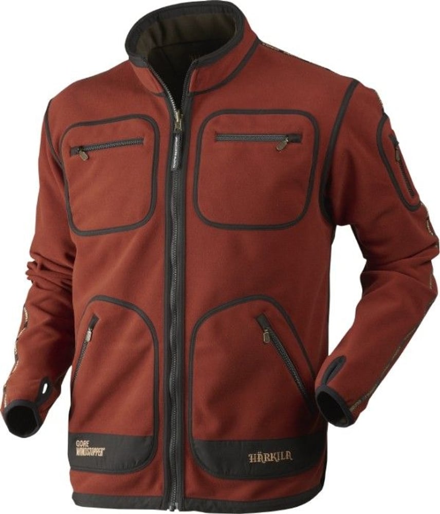 productImage: Kamko Windstopper -fleecetakki, punainen/ruskea