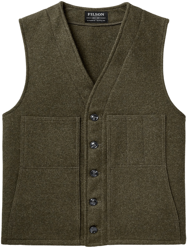 productImage: Mackinaw Wool Vest metsästysliivi, maastonvihreä