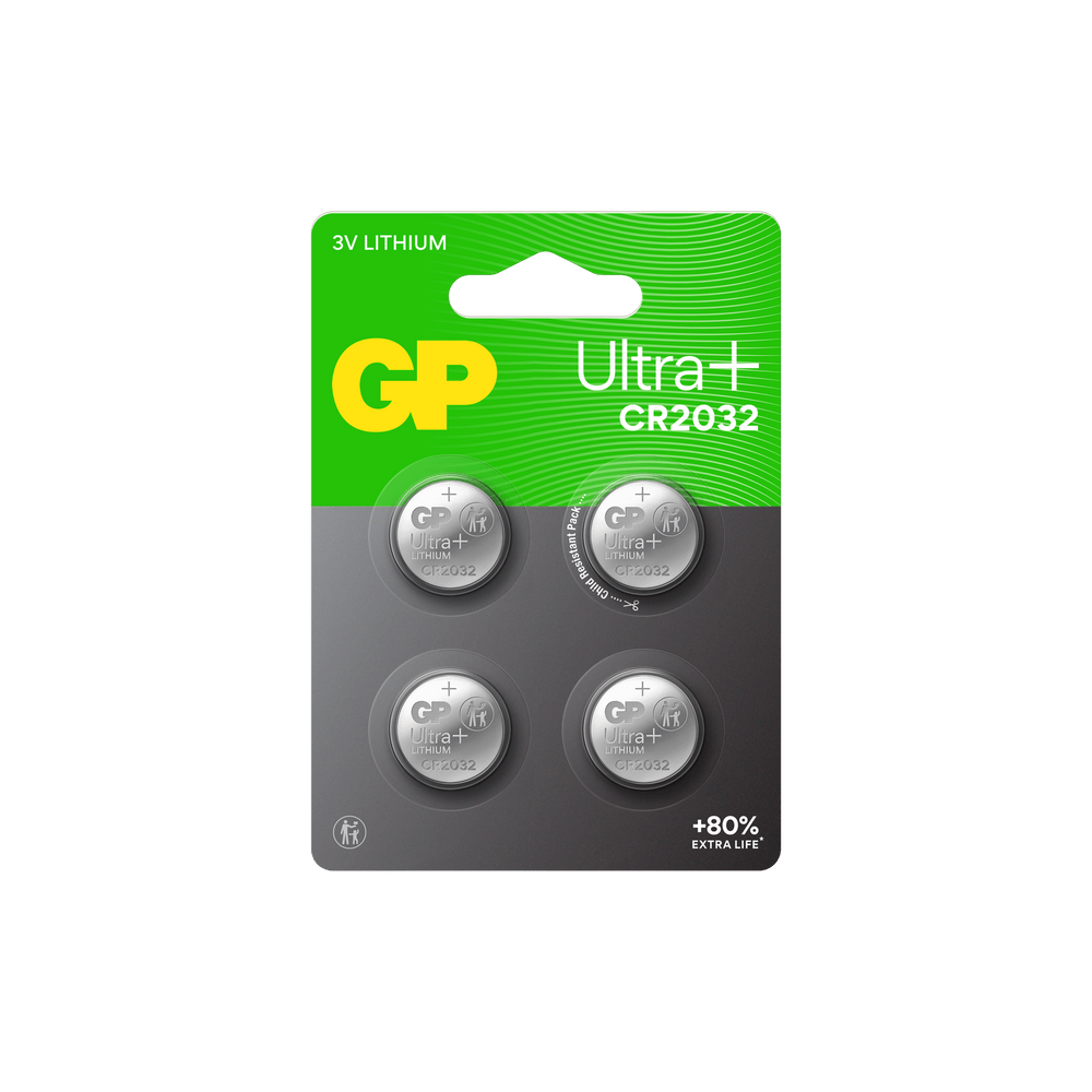 productImage: GP litium-nappiparisto CR2032, 4 kpl