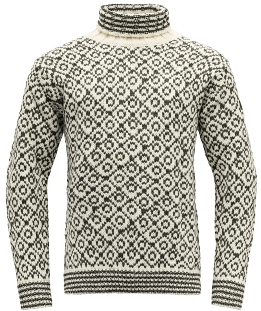 productImage: Svalbard Sweater High Neck Off Off White/Anthracite