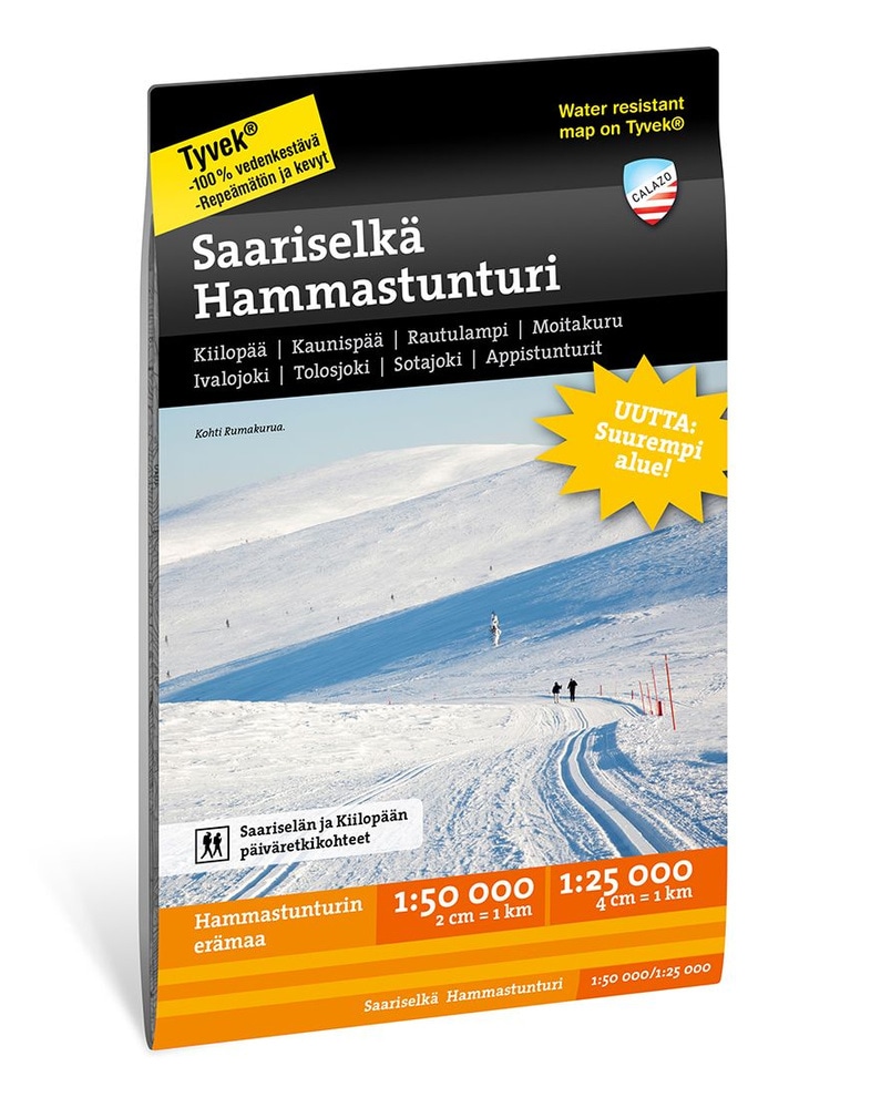 productImage: Saariselkä & Hammastunturi 1:25 000/1:50 000