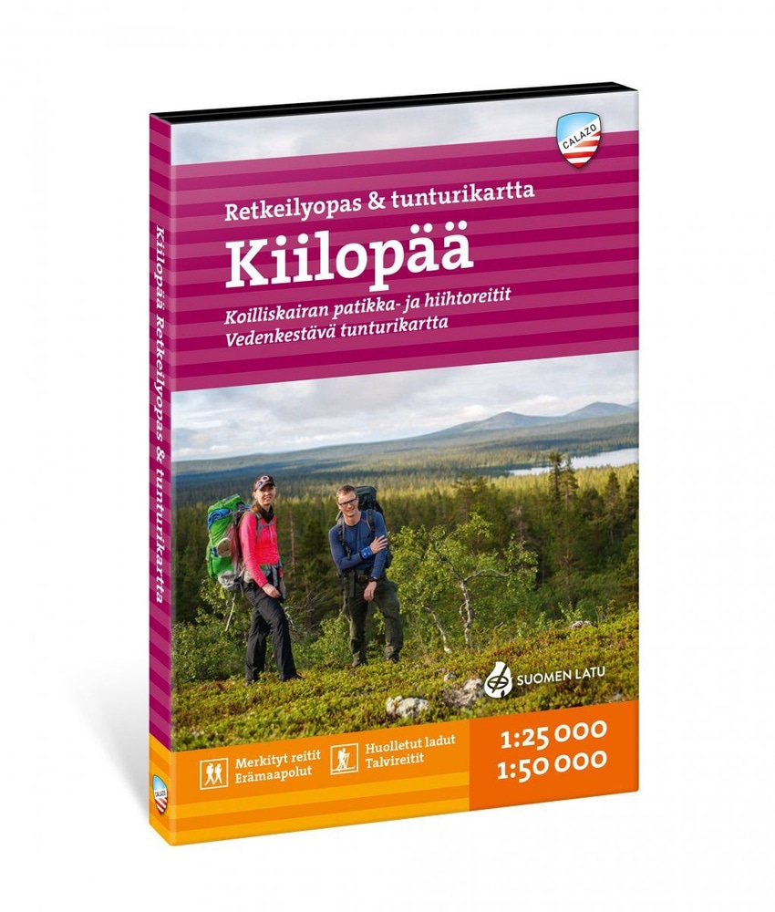 productImage: Kiilopää - Retkeilyopas & tunturikartta 1:25 000