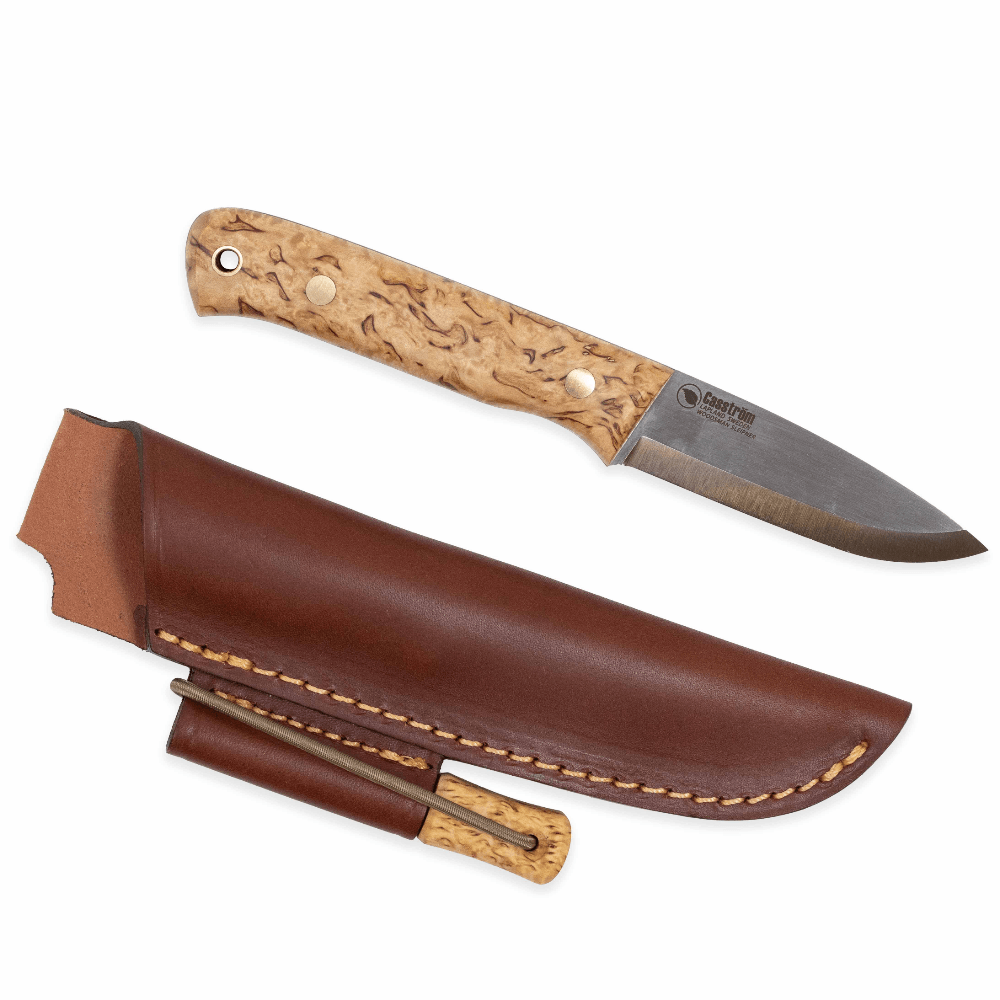 productImage: Woodsman Sleipner puukko kipinäraudalla, Masur/Scandi